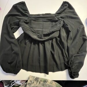 Elegant Black Women's Top